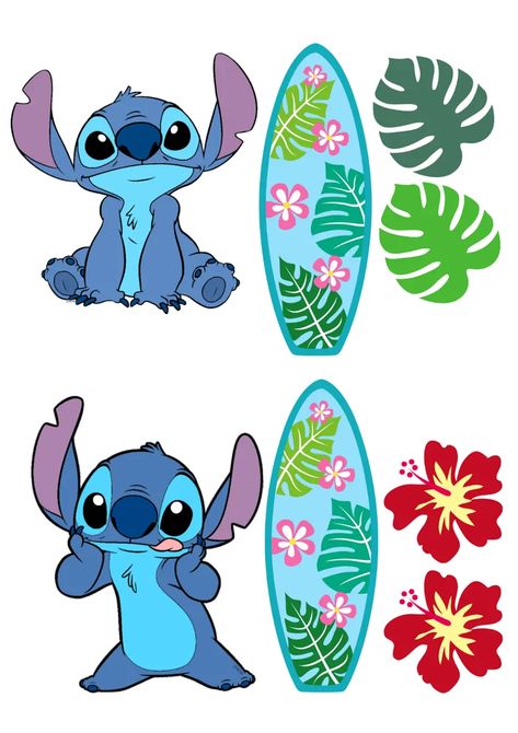 Stitch Topper Printable, Stitch Party Printables, Lilo And Stitch Clipart, Lilo And Stitch Cake Topper Printable, Stitch Turkey Disguise, Stitch Printable Cake Topper, Stitch Sheet Cake, Stitch Cake Topper Printable, Stitch Cupcakes Ideas