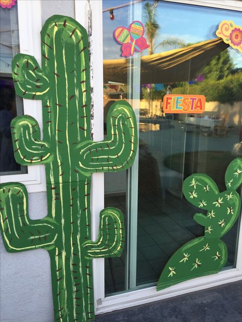 Cactus cutouts, fiesta theme props, cardboard cutouts Diy Cardboard Cactus, Cactus Prop, Cardboard Cactus, Monumental Vbs, Outdoor Rehearsal Dinner, Country Party, Cars Birthday Party Disney, Mexican Birthday, Vbs Themes