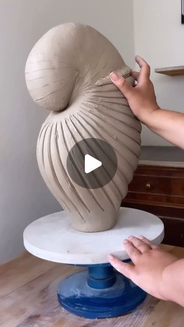 Ceramics Videos on Instagram: "Stoneware sculpture art by @moran.trabelsi" Stoneware Sculpture, Ceramics Videos, By Max, Do You Know What, Clay Pottery, Ceramic Art, Sculpture Art, You And I, Stoneware