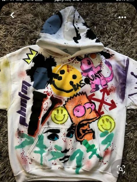 I See Ghosts Hoodie, Kanye West Hoodie, Airbrush Clothes, Nike Hoodie Outfit, Yeezy Hoodie, Kids See Ghosts, I See Ghosts, Jeans Drawing, Vuitton Outfit