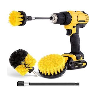 75 Popular Gifts For Men That Seem Expensive But Are Cheap As Hell On Amazon Drill Scrub Brush, Power Scrubber, Kitchen Surface, Scrub Brushes, Clean Bathtub, Electric Cleaning Brush, Drill Brush, Brush Cleaning, Kitchen Cleaning Supplies