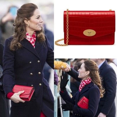 Kate Middleton carrying the Mulberry Darley ruby red croc crossbody bag http://liketk.it/2JVTa #liketkit @liketoknow.it #LTKitbag Mulberry Darley, Kate Fashion, Bag Closet, Meghan Markle Style, 2020 Vision, Princess Catherine, Fashion Inspiration Board, Red Bag, Favorite Handbags