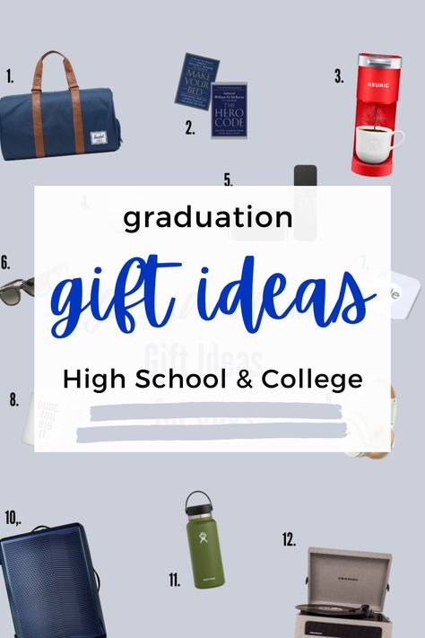 A selection of thoughtful and useful gifts, with a few fun ones thrown in for good measure. graduation gift ideas for boys. graduation gift ideas for boys college. graduation gift ideas for boys money. graduation gift ideas for boys my son. graduation gift ideas for boys for men. Money Graduation Gift Ideas, Graduation Gift Ideas For Boys, College Graduation Gifts For Him, College Graduation Gift Ideas, Son Graduation, Useful Gift Ideas, Gift Ideas For Guys, Keurig Mini, Graduation Gifts For Guys