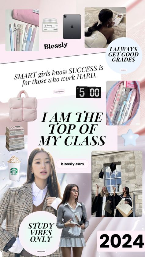 Class 10 Aesthetic, Academic Overachiever, Wonyoung Makeup, Pink Academia, Dream Vision Board, Study Motivation Video, Academic Motivation, Vision Board Manifestation, Vision Board Inspiration