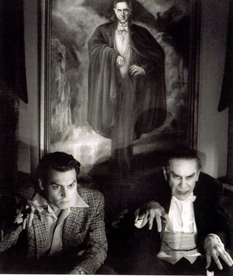 Ed Wood, Tim Burton Films, Bela Lugosi, Tim Burton Movie, I Love Cinema, Movie Director, Classic Monsters, B Movie, Shooting Photo