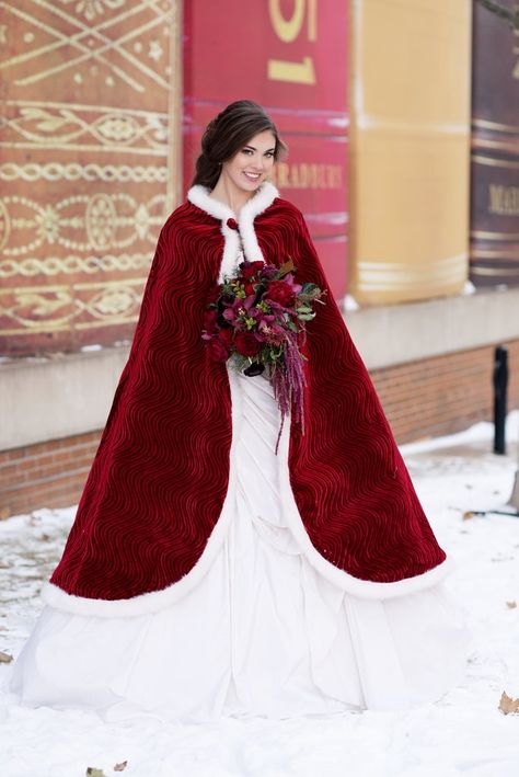 Christmas Wedding Dresses Bride, Fur Dresses, Winter Wedding Bride And Groom, Snow Goddess, Beauty And The Beast Wedding Dresses, Beauty And The Beast Wedding Theme, Christmas Gown, Christmas Wedding Dresses, Fairytale Land