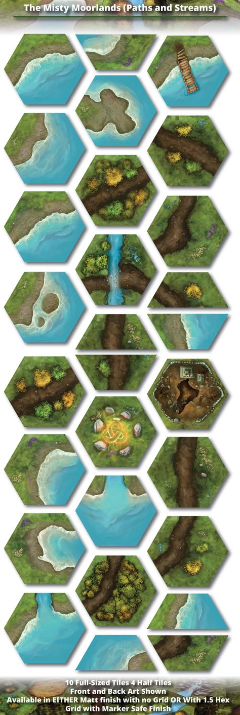 TerraTiles: Hexagon Terrain Tiles for RPGs and Wargames by Ravenkeep - Gamefound Board Game Mechanics, Hexagon Game, Grid Overlay, Hex Map, Hex Grid, Hex Tiles, Hexagonal Tiles, Tile Board, Hexagon Grid