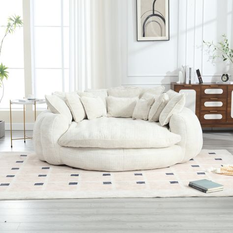 Loaf Sofa Bed, Zen Lounge, Round Mattress, Oversized Bean Bag Chairs, Farmhouse Simple, Loaf Sofa, Stylish Sofa Bed, Oversized Sofa, Home Highlights