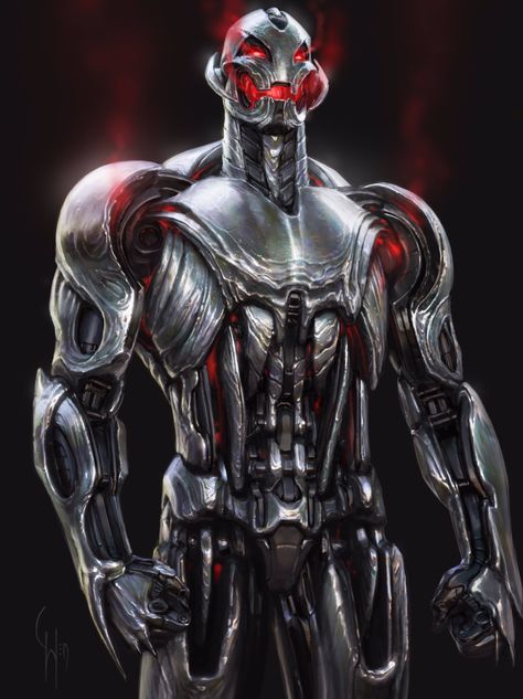 Ultron Concept Art, Ultron Marvel, Avengers Movie, Robot Concept, Avengers Age Of Ultron, Iron Man Armor, Marvel Characters Art, Marvel Villains, Avengers Age