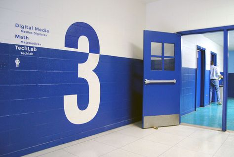 Environmental Graphics for Inwood Academy of Art — by MANY Nyc School, Environmental Graphics, The School, Digital Media, Middle School, Leadership, Design Studio, High School, Quick Saves