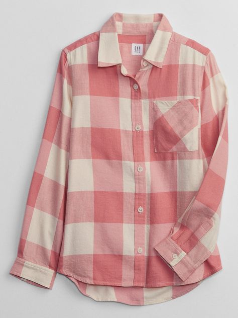 Pink Flannel Shirt, Pink Flannel, Flannel Shirt, Long Sleeve Shirt, Pink Color, Tartan, Sleeve Shirt, Casual Button Down Shirt, Gap