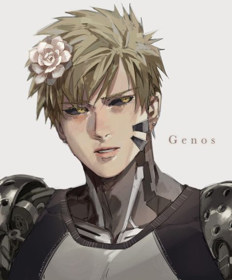 One Punch Man Genos Wallpaper, Genos Wallpaper Hd, Genos Fanart, Opm Genos Manga, Anime One Punch Man Genos, One Punch Man Manga, One Punch Man Anime, Punch Man, Anime Version