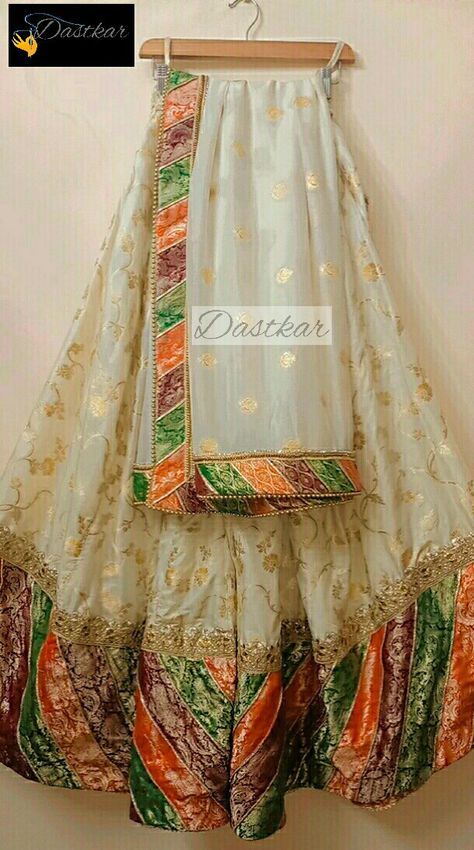 Chattapatti Gharara, Chatapati Gharara, Garara Designs, Mehendi Dresses, Suits For Women Indian, Gharara Designs, Boutique Suits, Muslim Wedding Dresses, Mehndi Designs Front Hand