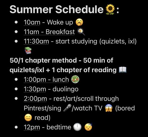 studying for 8th grade 📚📝🩻🩺🕛🫡 Summer Study Schedule, School Methods, Summer Study, Summer Schedule, Study Schedule, Day Schedule, 8th Grade, Surgery, Wake Up