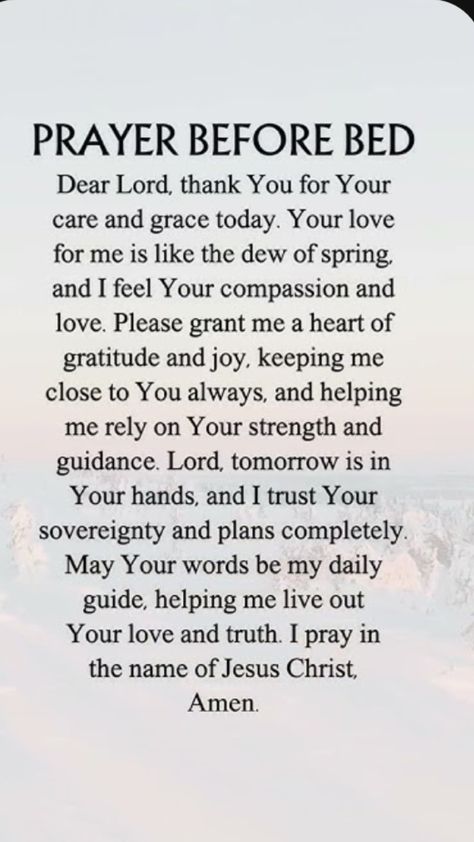 Goodnight Prayers, Prayer Quotes Positive, Prayer Before Sleep, Nighttime Prayer, Bed Quotes, Fasting Prayer, Prayer For Wisdom, Male Angels, Evening Prayers