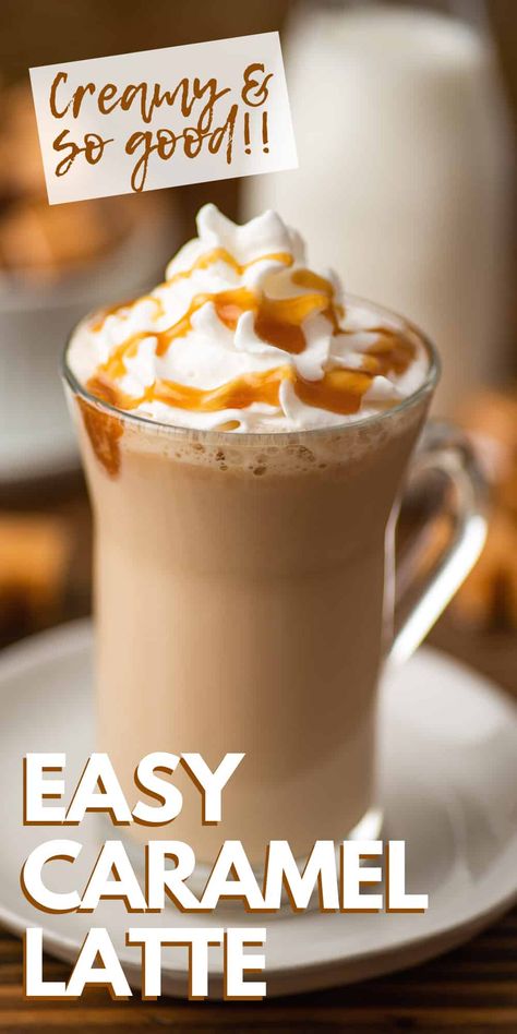 Sweet Coffee Recipes At Home, Coffee Recipes Hot Easy, How To Make Different Coffee Drinks, Caramel Espresso Drinks, Blended Caramel Coffee, Coffee Recipes With Keurig, Coffee Drinks At Home Easy, How To Make Caramel Coffee, Caramel Cappuccino Starbucks