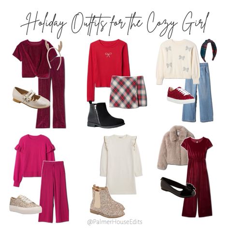 Holiday outfits for the pre teen and young girl that likes to be stylish but comfortable at a party Girls holiday shoes Affordable holiday outfit for girls Teen Girl Holiday Outfit, Teen Holiday Outfits, Girls Holiday Outfits, Holiday Outfits For Teens, Comfortable Holiday Outfits, Shoes Affordable, Girls Holiday Outfit, Casual Holiday Outfits, Girls Holiday