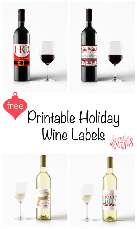 Free Printable Holiday Wine Labels Cranberry Crockpot, Free Wine Label Template, Free Printable Wine Labels, Label Botol, Christmas Wine Bottle Labels, Diy Wine Labels, Wine Bottle Label Template, Holiday Wine Label, Crockpot Meatballs