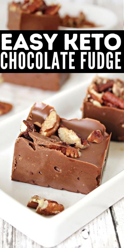 Indulge your sweet tooth without breaking your keto goals with this simple low-carb fudge recipe. Perfect for satisfying those chocolate cravings, this creamy and rich treat is made with just a few wholesome ingredients. Whether you're new to keto or a seasoned pro, this easy-to-make fudge is a delightful way to enjoy a guilt-free dessert. Ideal for sharing or keeping all to yourself, it's a delicious way to stay on track with your healthy lifestyle. Cream Cheese Fudge Recipe, Healthy Fudge Recipe, Sugar Free Fudge, Healthy Fudge, Keto Christmas Cookies, Walnut Fudge, Keto Fudge, Microwave Fudge, Chocolate Candy Recipes