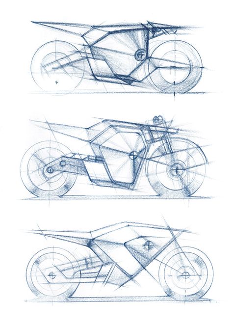 Motorcycle Design Sketch, Motorcycle Sketch, Futuristic Cars Concept, Basic Sketching, Conceptual Sketches, Motorcycle Drawing, Bike Sketch, Motorbike Design, Automobile Engineering