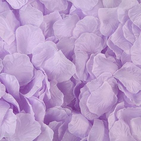 Rose Petal Aisle, Vanellope Y Ralph, Fake Roses, Light Purple Wallpaper, Petal Toss, Flower Girl Petals, Rose Petals Wedding, Violet Aesthetic, Silk Rose Petals