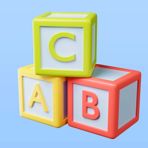 Free PSD | 3d illustration of children's toy cubes with letters Building Blocks Design, Abc Blocks, Book Cover Mockup, Cube Toy, 3d Cube, 3d Concept, Earth Globe, 3d Images, Map Globe