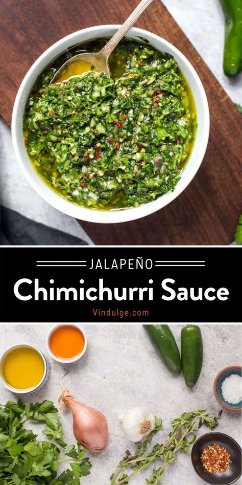 Steak Toppings, Cilantro Chimichurri, Chimichurri Sauce Recipe, Vegan Sauce, Chimichurri Recipe, Grilled Meats, Chimichurri Sauce, Grilled Meat, Sauce Recipe