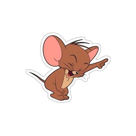 Jerry Stickers, Disney Stickers Printables, Imessage Stickers, Mac Stickers, Imessage Sticker, Stickers Disney, خريطة ذهنية, Funny Laptop Stickers, Monkey Stickers