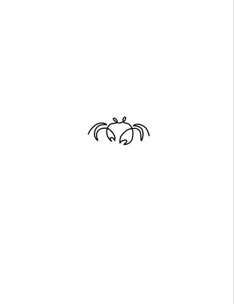 Crab Tattoo For Women Simple, Minimal Crab Tattoo, Minimalist Lobster Tattoo, Mini Crab Tattoo, Dainty Crab Tattoo, Sand Crab Tattoo, Crab Fine Line Tattoo, Crab Finger Tattoo, Crab Outline Tattoo