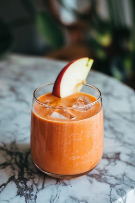 A photo of a  Carrot Detox Smoothie a Detox Smoothies Carrot Smoothie, Detox Smoothies, Detox Smoothie Recipes, Smoothies Recipes, Healthy Detox, 2025 Vision, Detox Smoothie, Fruits And Veggies, Paleo Recipes