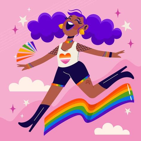 Pride Illustration Art, Pride Month Illustration, Pride Month Poster, Queer Illustration, Pride Month Art, Pride Illustration, Pride Posters, Pride Ideas, Pride Poster