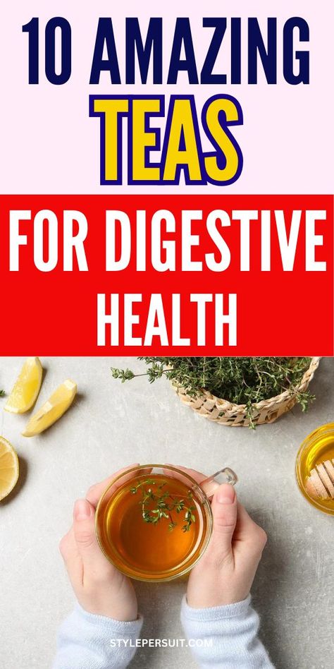 Tea has been enjoyed for centuries not only for its taste but also for its numerous health benefits. When it comes to digestive health, certain types of tea can be particularly beneficial. From calming inflammation to aiding digestion, here are nine of the best teas known for their digestive health benefits. Teas For Digestion, Tea For Digestion, Best Teas, Vegan Probiotics, Gut Healing Recipes, Digestive Supplements, Stomach Cramps, Healing Recipes, Natural Teas