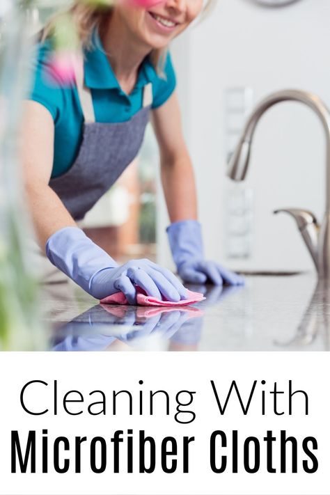 Discover how microfiber cleaning cloths can help you reduce your environmental footprint by using less water and chemicals, while still achieving a deep clean. Granite Cleaner, How To Clean Granite, Laundry Balls, Cloth Paper Towels, Clean Refrigerator, Clean Fridge, Cleaning Rags, Cleaning Cloths, Microfiber Sectional