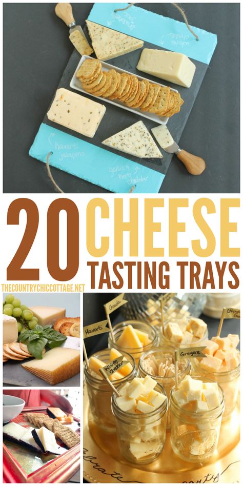 Tasting Tray, Fun Appetizers, Cottage Diy, Diy Cheese, Cheese Trays, Diy Home Decor Crafts, Wine Tasting Party, Cheese Party, Country Chic Cottage