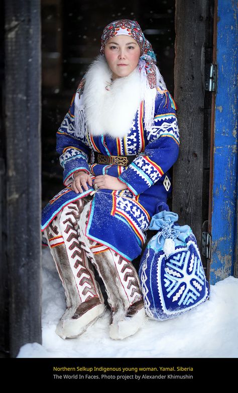 Traditional Clothing Greenland, Yakutian Clothing, Indigenous Winter Clothing, Traditional Inuit Clothing, Siberian Traditional Clothing, Nenets Siberia, Russia Traditional Clothes, Yupik Clothing, Native American Clothing Traditional