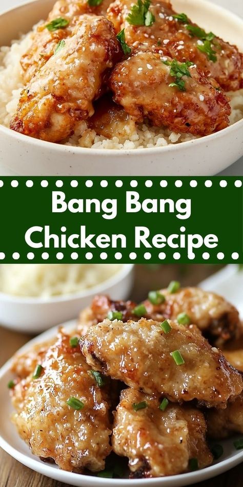 Looking for a mouthwatering dinner idea? This Bang Bang Chicken recipe is bursting with flavor and spice. It’s a quick and easy dinner option that the whole family will love. Crowd Pleaser Meals, Bang Bang Chicken Recipe, Bang Bang Chicken, Zesty Sauce, Spicy Chicken Recipes, Sweet And Spicy Sauce, Buttermilk Chicken, Chicken Bites, Chicken Recipes Casserole