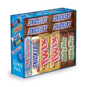 Bulk Chocolate Candy & Candy Bars - Sam's Club - Sam's Club Mars Chocolate Bar, Snickers Chocolate Bar, Caramel Cookies Bars, Halloween Candy Bar, Mars Chocolate, Snickers Chocolate, 3 Musketeers, Twix Bar, Gourmet Candy