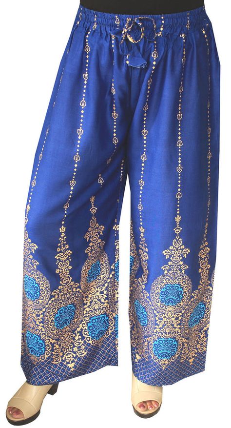 Indian Pants, Bollywood Party, Summer Trousers, Dance Practice, India Fashion, Drip Dry, Rayon Fabric, Beach Wears, Bollywood Fashion