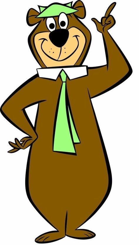 Yogi Bear, A Cartoon, Green