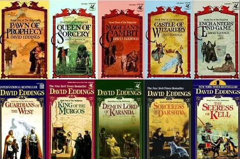 The Belgariad, David Eddings, Epic Fantasy Books, Fantasy Novels, Science Fiction Fantasy, Favorite Authors, I Love Books, Book Authors, Fantasy Books