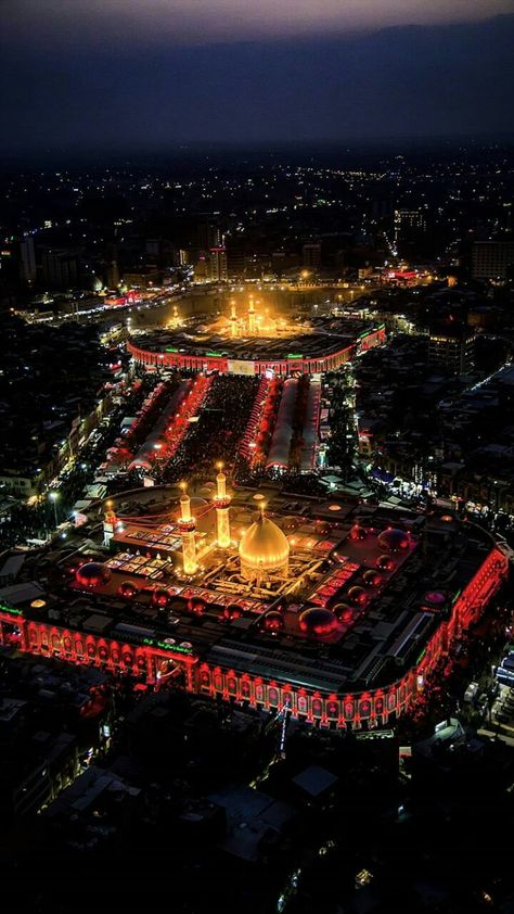 Karbla Images Imam Hussain, Imam Hussein Shrine Wallpaper, Beautiful Vision Boards, Ya Hussain Wallpaper, Karbala Iraq, Karbala Photos, Battle Of Karbala, Karbala Pictures, Qhd Wallpaper