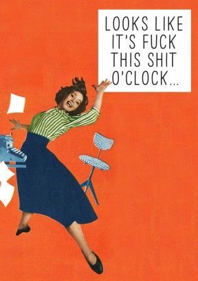 Funny Work Quotes, Work Quotes Funny, Clock Vintage, Retro Funny, Funny Work, Retro Humor, Work Memes, Twisted Humor, E Card