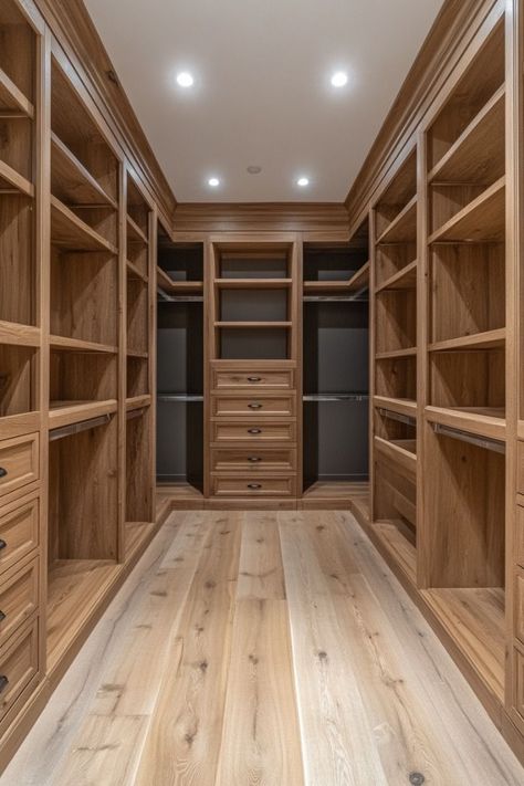 Shoe Closet Design Ideas, Rustic Walk-in Closet Ideas, Walk In Closet Rustic, Rustic Master Closet, His And Hers Walk In Closet Design, Home Closet Ideas, Cabin Closet, Hall Closets, Walkin Closets Design