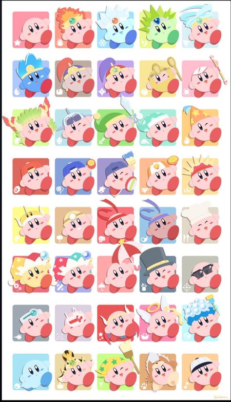 Cute Kirby Art, Kirby Abilities, Kirby Random, Kirby Memes, Kirby Nintendo, Kirby Games, Kirby Character, Megaman X, Meta Knight