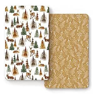 Amazon.com : Stretchy Ultra Soft Jersey Knit Fitted Crib Sheets Set 2 Pack, Fits All Standard Crib Mattress Pads Safe and Snug, Stylish Woodland Deer Crib Sheet : Baby Toddler Bed Sheets, Mattress Pad Cover, Baby Crib Sheets, Woodland Deer, Mini Crib Sheets, Nursing Pillow Cover, Come Undone, Mattress Pads, Circular Pattern