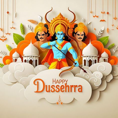 Happy dussehra background new illustration | Premium AI-generated image Dussehra Background, Dussehra Celebration, Happy Dusshera, Diwali Poster, New Illustration, Happy Dussehra, Diwali Festival, Indian Festivals, Festival Posters