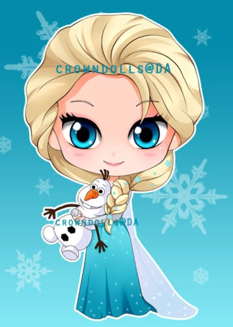 [Image - 793988] | Frozen | Know Your Meme Chibi Disney, Elsa And Olaf, Frozen 2013, Tema Disney, 귀여운 음식 그림, Kawaii Disney, Cute Disney Drawings, Disney Art Drawings, Princess Drawings