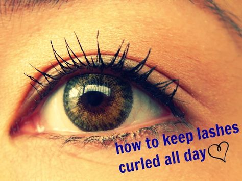 theFABZILLA.com: How To Keep Lashes Curled All Day Makeup With Mascara, Eyelash Makeup, Applying Makeup, Curling Eyelashes, Hey Good Lookin, Black Mascara, Makeup Eyelashes, Eyelash Curler, Waterproof Mascara