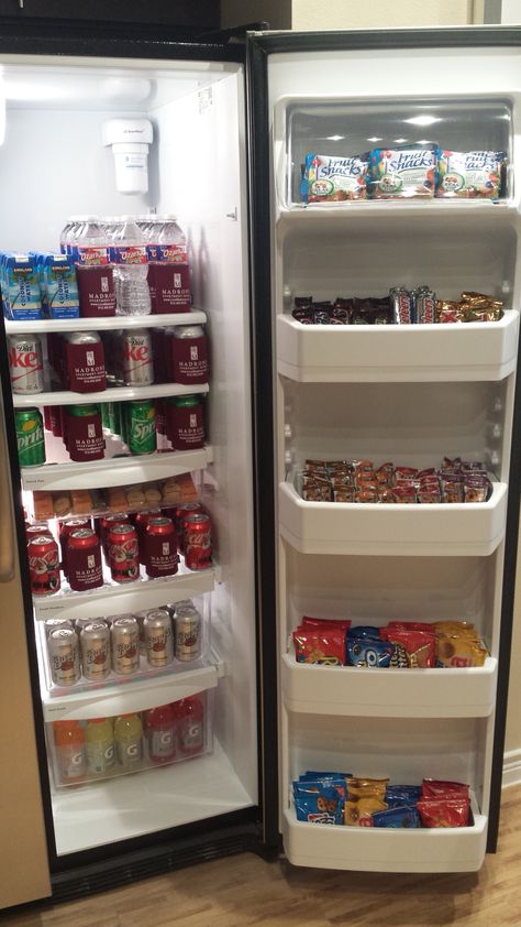 It's called a WOW Fridge for a reason. Come tour our community and grab some yummy snacks! Wow Fridge Apartment Marketing Ideas, Wow Fridge, Stocked Refrigerator, Fridge Ideas, Resident Retention, Office Fridge, Refrigerator Ideas, Drinks Fridge, Resident Events