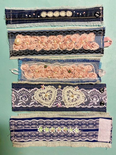 This Cuff Bracelets item by VintageFromNick has 7 favorites from Etsy shoppers. Ships from Ukraine. Listed on 17 Sep, 2022 Denim Cuff Bracelet, Bracelets Hippie, Lace Cuff Bracelet, Fabric Cuff Bracelet, Boho Cuff Bracelet, Upcycled Jeans, Boho Cuff, Boho Jeans, Denim Jewelry